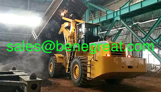 Chine Railroad Car Dumper for 20ft container Chinese BENE 40ton to 42ton fork loader for 24ft container unloading fournisseur