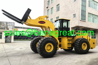 Chine Chargeur à roue à fourchette BEM998-42T chinois de 42 tonnes conçu pour le chargement de blocs de granit et de marbre fournisseur