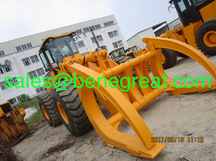 Chine BENE brand 6ton wheel loader with log clamp 10ton load capacity Cummins engine fournisseur