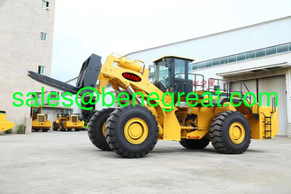 Chine BENE 50 tonnes Téléchargeur à fourche pour blocs de granit Traitement VS Caterpillar 988H chargeur à roues lourdes fournisseur