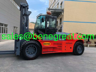 Chine hot sale 15ton /16ton FD150 diesel forklift truck 15 ton heavy diesel forklift with cabin fournisseur