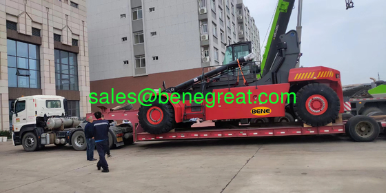 Chinese container reach stacker manufacturer vs Sany 45ton container lift truck Hyster 45 ton container stacker price fournisseur