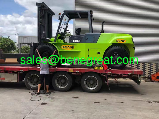 Chinois 12,0 tonnes à 16,0 tonnes de chariot élévateur diesel lourd avec moteur Cumins 12 tonnes chariot élévateur à conteneur à bas prix fournisseur