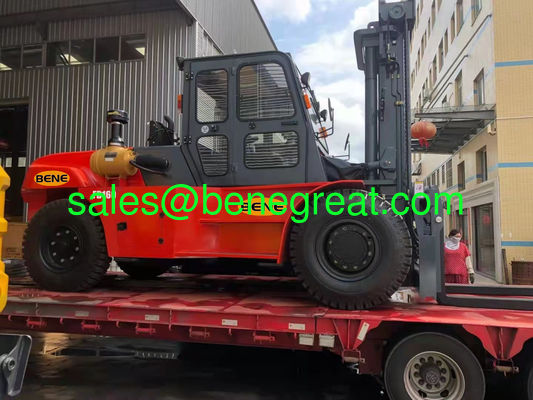 Chariot élévateur diesel lourd chinois de 16,0 à 18,0 tonnes avec moteur Cummins, chariot élévateur conteneur de 15 tonnes à vendre fournisseur