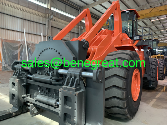Railroad Car Dumper for 20ft container Chinese BENE 40ton to 42ton fork loader for 24ft container unloading fournisseur