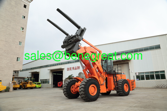 Railroad Car Dumper for 20ft container Chinese BENE 40ton to 42ton fork loader for 24ft container unloading fournisseur