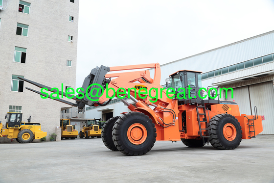 Railroad Car Dumper for 20ft container Chinese BENE 40ton to 42ton fork loader for 24ft container unloading fournisseur