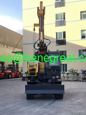 Excavateur à roues de 12 tonnes BENE avec pompe hydraulique Excavateur à roues de 12 tonnes avec moteur YUCHAI fournisseur