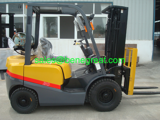 tout nouveau chariot élévateur à gaz de 2,0 tonnes FG20T chariot élévateur à gaz liquéfié de 2,0 tonnes avec moteur NISSAN K21 prix fournisseur