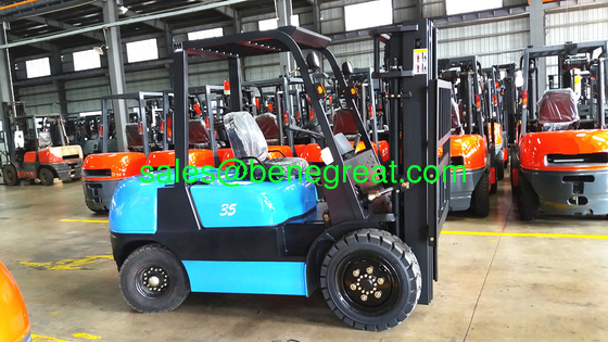 3.5ton diesel forklift with isuzu engine 3.5t forklift truck with hydraulic transmission fournisseur