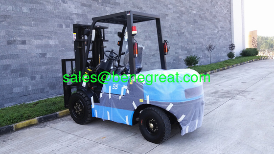 3.5ton diesel forklift with isuzu engine 3.5t forklift truck with hydraulic transmission fournisseur