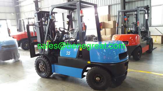 3.5ton diesel forklift with isuzu engine 3.5t forklift truck with hydraulic transmission fournisseur