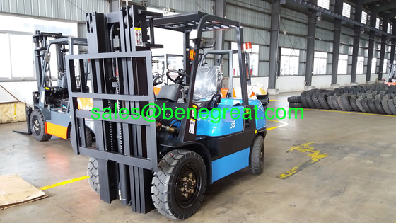 3.5ton diesel forklift with isuzu engine 3.5t forklift truck with hydraulic transmission fournisseur