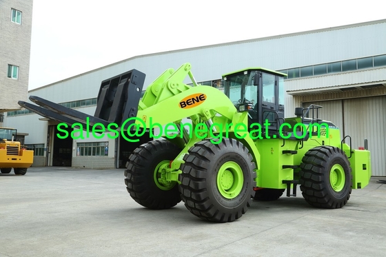 Chargeur de chariot élévateur chinois de 42 tonnes BEM998-42T avec moteur Cummins VS Cat980H pour le chargement de blocs de pierre fournisseur