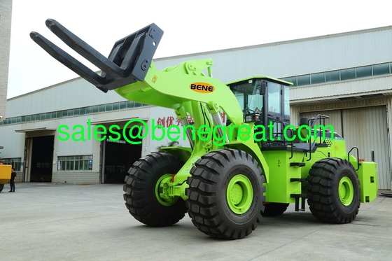 Chargeur de chariot élévateur chinois de 42 tonnes BEM998-42T avec moteur Cummins VS Cat980H pour le chargement de blocs de pierre fournisseur