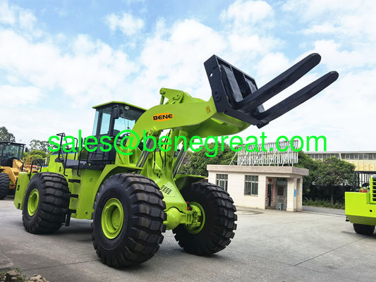 Chargeur de chariot élévateur chinois de 42 tonnes BEM998-42T avec moteur Cumins VS Cat980H pour le chargement de blocs de pierre fournisseur