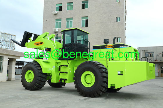Chargeur de chariot élévateur chinois de 42 tonnes BEM998-42T avec moteur Cumins VS Cat980H pour le chargement de blocs de pierre fournisseur