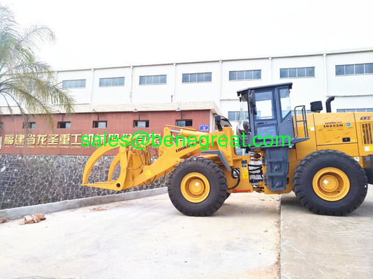 Lonking LG850 wheel Loader 5ton wheel loader with log grapple fournisseur