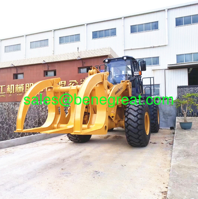 Lonking LG850 wheel Loader 5ton wheel loader with log grapple fournisseur