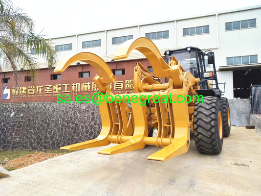 Lonking LG850 wheel Loader 5ton wheel loader with log grapple fournisseur