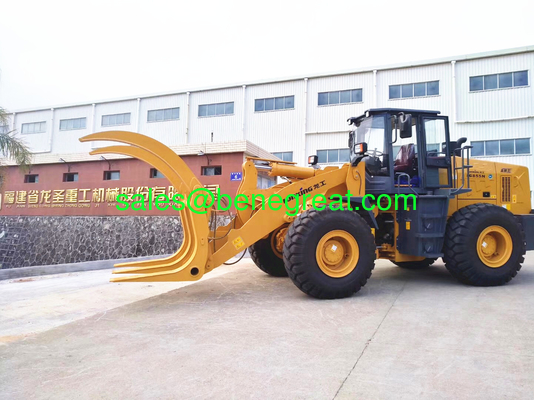 Lonking LG850 wheel Loader 5ton wheel loader with log grapple fournisseur