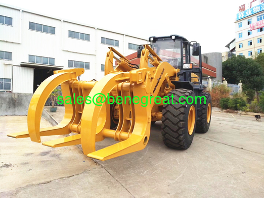 Lonking LG850 wheel Loader 5ton wheel loader with log grapple fournisseur