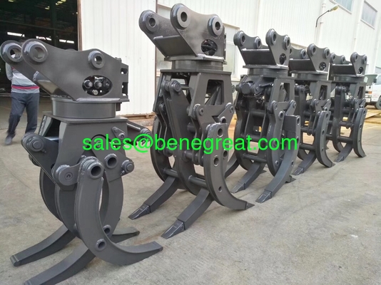 pièces détachées d'excavatrice hydraulique d'accrochage à la roche excavatrice hydraulique d'accrochage à la bûche rotative d'accrochage d'accrochage au bois pour travaux forestiers fournisseur