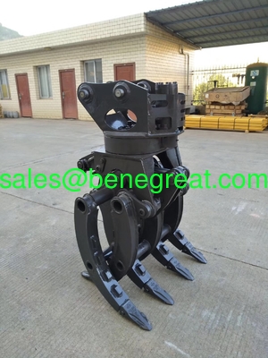 pièces détachées d'excavatrice hydraulique d'accrochage à la roche excavatrice hydraulique d'accrochage à la bûche rotative d'accrochage d'accrochage au bois pour travaux forestiers fournisseur