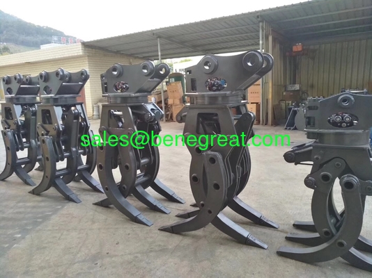 pièces détachées d'excavatrice hydraulique d'accrochage à la roche excavatrice hydraulique d'accrochage à la bûche rotative d'accrochage d'accrochage au bois pour travaux forestiers fournisseur