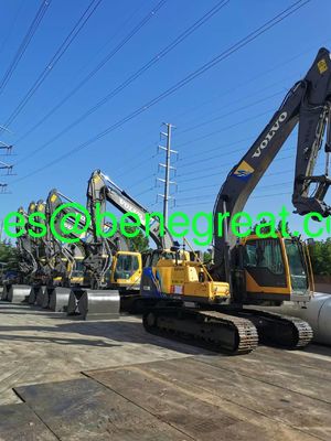 Excavatrice EC210 utilisée 263KW 21,5 tonnes 9,7 mètres portée de creusement fournisseur