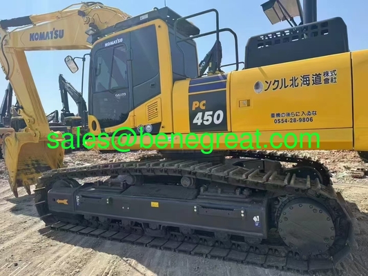 6.7 Mètre de profondeur de creusement Excavateur PC450 d'occasion Avec réservoir de carburant de puissance de 263 kW 350L fournisseur