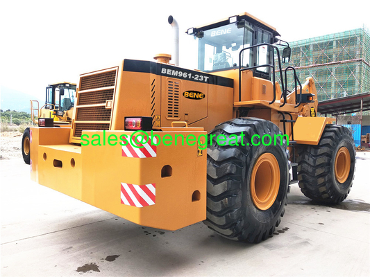 Chinese 23ton forklift loader 23ton diesel forklift 23ton wheel loader with Cummins engine for sale fournisseur