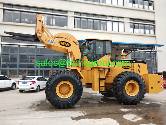 Chinois 21-23 tonnes chargeur de chariot élévateur 23 tonnes chariot élévateur diesel 23 tonnes chargeur à roues pour le travail de la pierre fournisseur