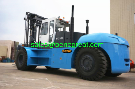 Camion élévateur à 35 tonnes FD350 avec capacité de charge 35000kg Camion élévateur à 35 tonnes CPCD350 avec transmission ZF fournisseur