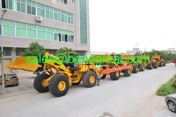 BENE 50 tonnes Téléchargeur à fourche pour blocs de granit Traitement VS Caterpillar 988H chargeur à roues lourdes fournisseur