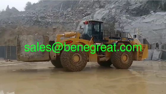 Le plus grand chargeur à roues chinois BEM998-50T avec 50000 kg de capacité et de transmission de puissance 50 tonnes chargeur de bloc pour la mine de pierre fournisseur