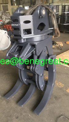 Excavateur BENE à pince hydraulique excavateur à pince hydraulique rotative à bois pour travaux forestiers fournisseur