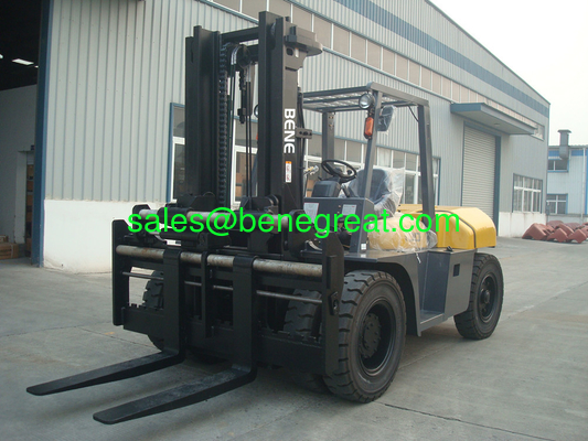 BENEN 10 ton forklift truck VS TCM 10 ton diesel forklift with ISUZU 6BG1 engine fournisseur
