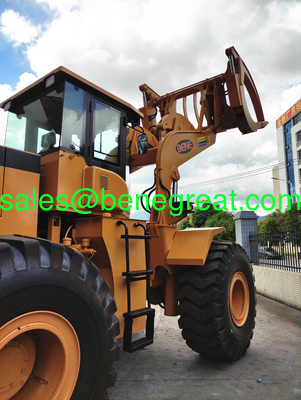 8 ton to 15 ton load capacity log loader BEM15-J wheel loader with wood clamp for sale fournisseur