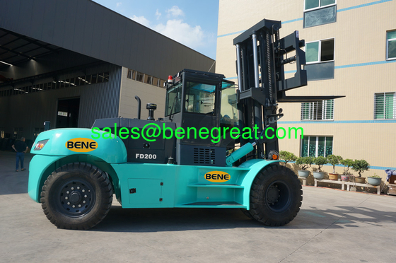 20 tonnes de chariot élévateur diesel FD200 avec transmission ZF à transmission automatique à vendre fournisseur