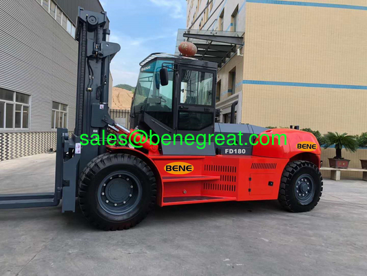 hot sale 15ton /16ton FD150 diesel forklift truck 15 ton heavy diesel forklift with cabin fournisseur