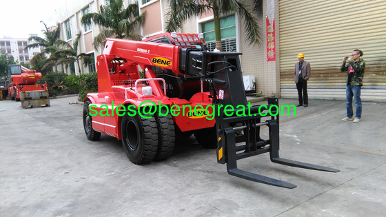 2.5ton to 12ton telehandler 3 ton telescopic forklift 4ton 4X4 WD all terrain forklift fournisseur